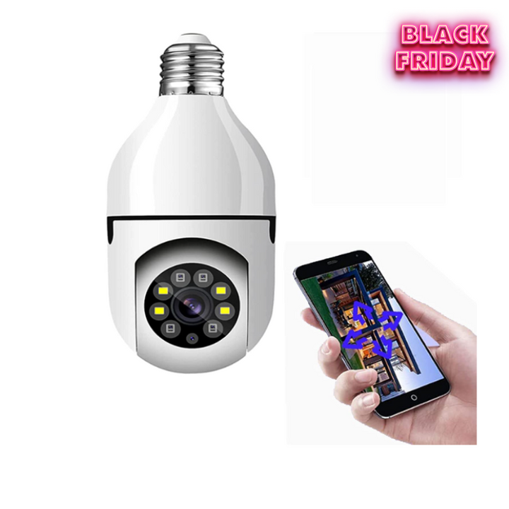 CAMARA DE VIGILANCIA CON BOMBILLA DE 360°